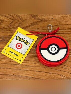 Target x Pokemon Bag Charm POKE BALL Coin Purse Brand New